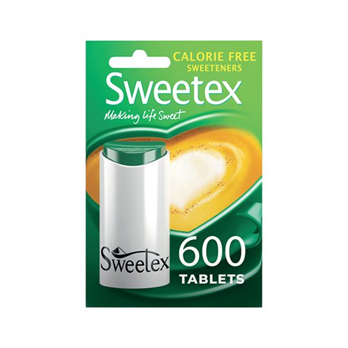 Sweetex Sweeteners Calorie-Free 600 Tablets (Pack of 12) 154122 SWX75317 Buy online at Office 5Star or contact us Tel 01594 810081 for assistance