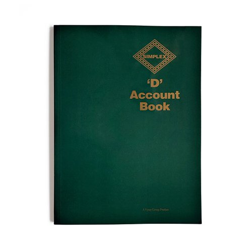 Simplex D Accounts Book One Year 96 Pages D