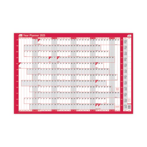 SY10750 | Plan holidays, trips, meetings and more at work or at home with this great wall planner from Sasco. See the whole year from January to December at a glance and coordinate holidays, important business meetings or training days in the office. Alternatively, hang it at home to organise school holidays, work trips and other arrangements. The surface is laminated for you to write on with a whiteboard marker, which can easily be wiped off to make changes. YoungMinds is leading the movement to make sure every young person gets the mental health support they need, when they need it, no matter what.