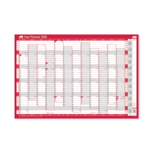 SY10751 | Plan holidays and trips at work or at home with this great wall planner from Sasco. See the whole year at a glance and coordinate staff holidays, business meetings or office training. Alternatively, hang it at home to organise school holidays, work trips and other arrangements. The surface is laminated for you to write on with a whiteboard marker, which can easily be wiped off to make changes. The oversized planner features days running vertically down the side and months across the top, with larger day boxes of 26mm in size, ideal for a busy office or household. YoungMinds is leading the movement to make sure every young person gets the mental health support they need, when they need it, no matter what.