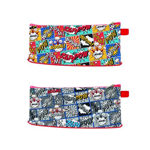 Just Stationery Comic Pencil Case (Pack of 12) 6856