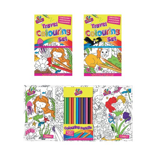 Tallon Children's Travel Colouring Set (Pack of 6) 6839