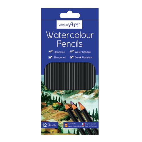 Work of Art Watercolour Pencils 12x12 (Pack of 144) TAL05146