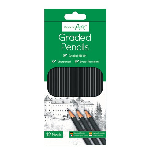 Work of Art Graded Pencils 12x12 (Pack of 144) TAL05147