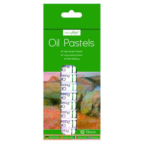 Work of Art High-Quality Oil Pastels (Pack of 12) TAL06364