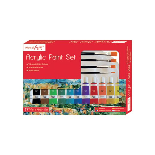 Work of Art Artists Acrylic Set (Pack of 12) 6747