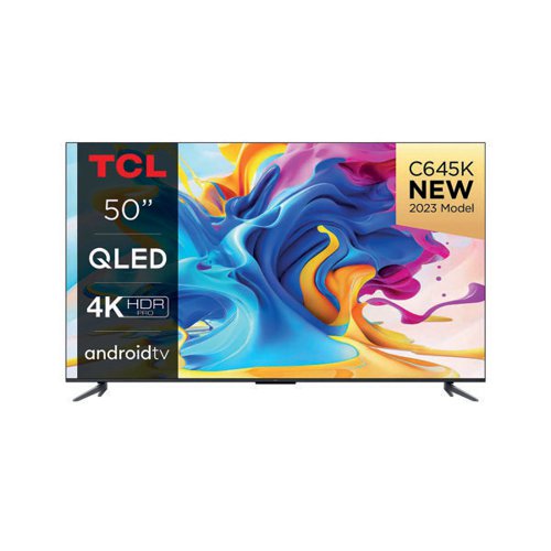 TCL 50 Inch QLED Smart TV 4K Ultra HD 50C645K