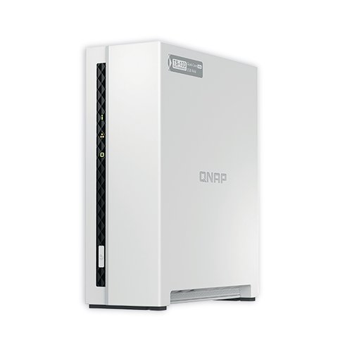 Qnap 1 Bay Desktop NAS Network Attached Storage Enclosure TS-133 Hard Disks TD08060