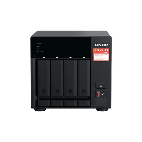 Qnap 4 Bay Desktop NAS Network Attached Storage Enclosure TS-473A-8G