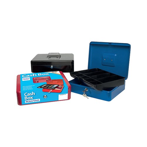 Cash Box 12 Inch Assorted (Pack of 6) 301172