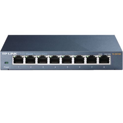 TP-Link 8 Port 10/100/1000Mbps Desktop Switch TL-SG108
