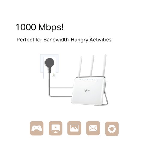 The TP-Link AV1000 Gigabit Passthrough Powerline Starter Kit provides users with high-speed data transfer rates of up to 1000 Mbps. It is ideal for bandwidth-intensive applications such as multiple HD/3D/4K video streaming, online gaming, and large file transfers. The gigabit port provides secure wired networks for desktops, smart TVs or games consoles. The kit has an integrated AC pass-through power socket, your powerline adapter can now be used like a traditional electrical outlet. Plug your smart TV or game consoles into the adapter, no socket left to waste. The built-in noise filter helps prevent electrical signal noise from affecting your powerline performance.