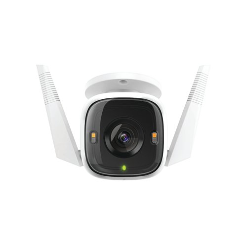 The TP-Link Outdoor Security Wi-Fi Camera is a full-featured weatherproof security camera that you can access from anywhere. Receive instant notifications when motion is detected. The automatic siren system will trigger sound as alarm to frighten away unwanted visitors. With a resolution of 2560x1440, QHD delivers more delicate detail. The feature of 8x magnification can also help you see further. Different from the black and white view of normal cameras, the camera is equipped with the high resolution sensor and fill light, catching more colours. The high-sensitive starlight sensor captures higher-quality images even in low-light conditions so details will not get lost in the shadows.
