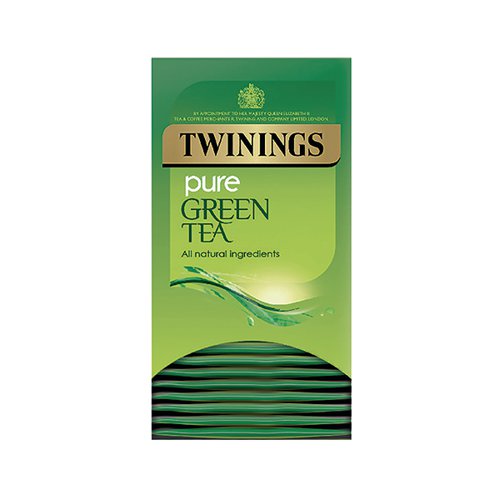 Twinings Pure Green Tea Bags (Pack of 20) F09542 Hot Drinks TQ65115