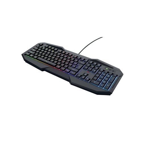 TRS22514 Trust GXT 830-RW Avonn Wired Gaming Keyboard QWERTY US Black 22514