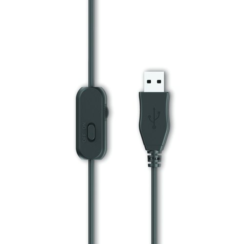 Trust HS-250 On-Ear USB Wired Headset Black 24185