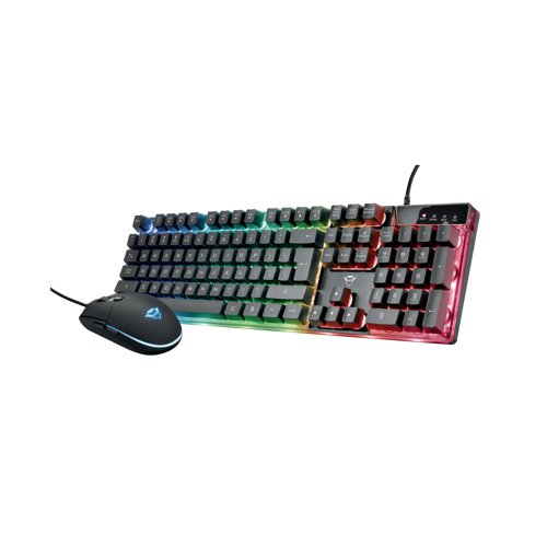 Trust GXT 838 Azor Wired Gaming Mouse and Keyboard QWERTY US 24350 Keyboard & Mouse Set TRS24350