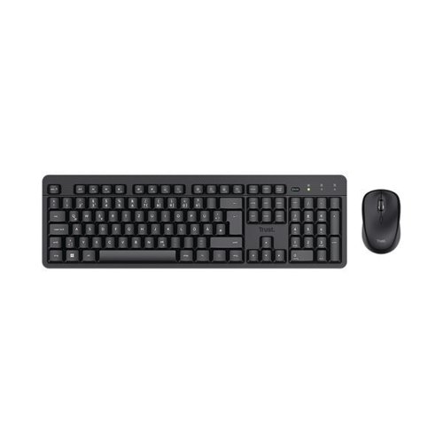 Trust TKM-360 Wireless Keyboard and Mouse Set Black 25358 TRS25358
