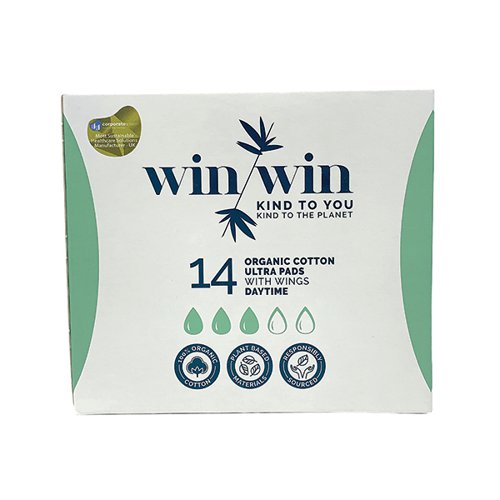 Win Win Sustainable Ultra Day Sanitary Pad Pack 14 (Pack of 12) 1024