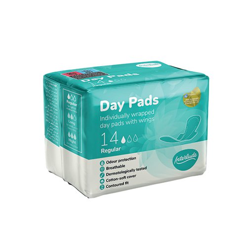 Interlude Ultra Day Pads Regular Packet x14 Pads (Pack of 12) 6485 TSL