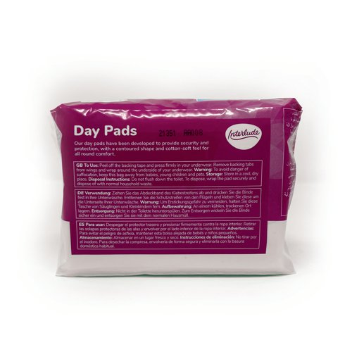 Interlude Ultra Day Pads Long with Wings Packet x12 Pads (Pack of 12) 6486