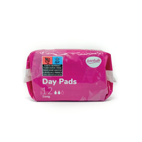 TSL26486 Interlude Ultra Day Pads Long with Wings Packet x12 Pads (Pack of 12) 6486