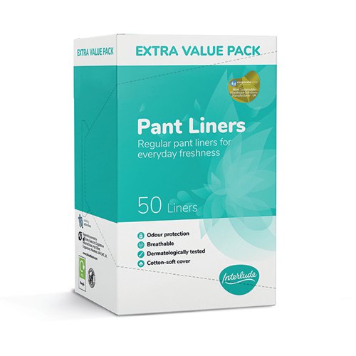 Interlude Pant Liners Boxed x50 (Pack of 12) 6487 - TSL26487