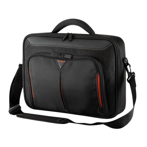 Targus Classic Plus 15.6 Notebook Case 39.6cm Black/Red CN415EU TU00810 Buy online at Office 5Star or contact us Tel 01594 810081 for assistance