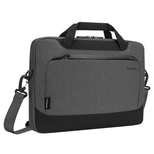 Targus Cypress 14 Inch Notebook Briefcase with EcoSmart 380x40x325mm Grey/Black TBS92602GL