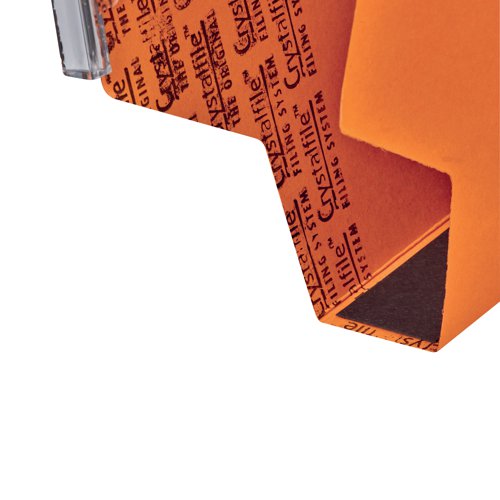 Rexel Crystalfile Classic 30mm Lateral File Orange(Pack of 25) 3000110 TW17768 Buy online at Office 5Star or contact us Tel 01594 810081 for assistance