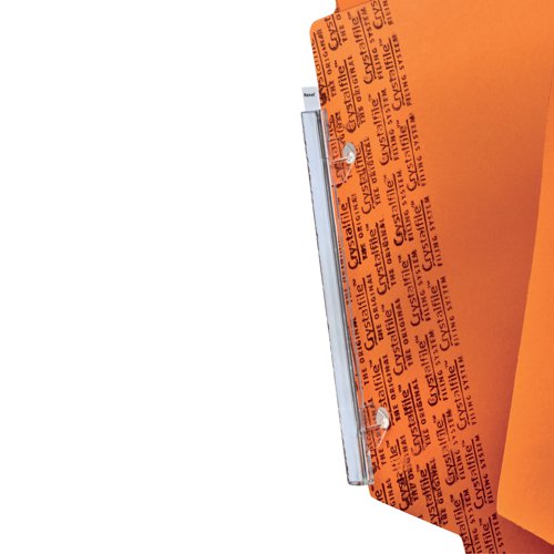 TW17768 Rexel Crystalfile Classic 30mm Lateral File Orange(Pack of 25) 3000110