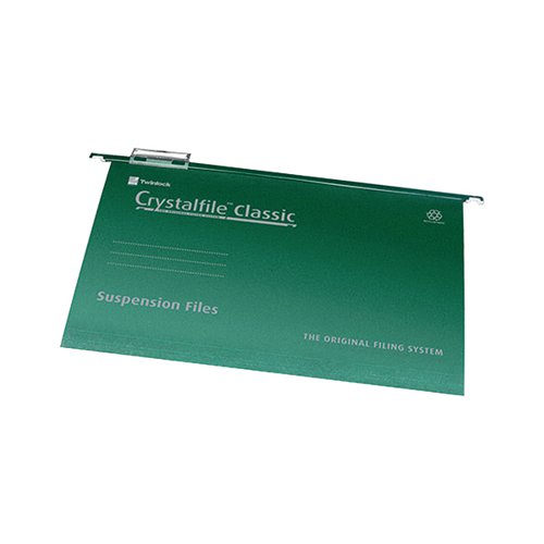 Rexel Crystalfile Classic Suspension File A4 Green (Pack of 50) 78045 - TW78045
