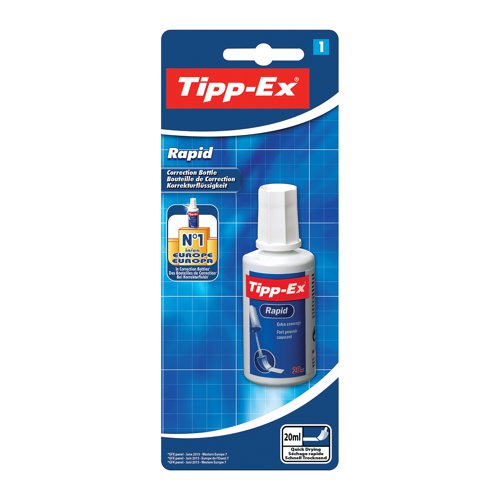 Tipp-Ex Rapid Correction Fluid 20ml 8871592 TX48004X Buy online at Office 5Star or contact us Tel 01594 810081 for assistance