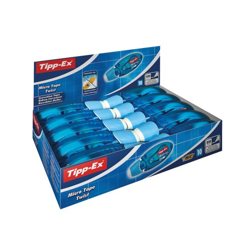 TX60022 Tipp-Ex Micro Tape Twist Correction Tape (Pack of 10) 8706142