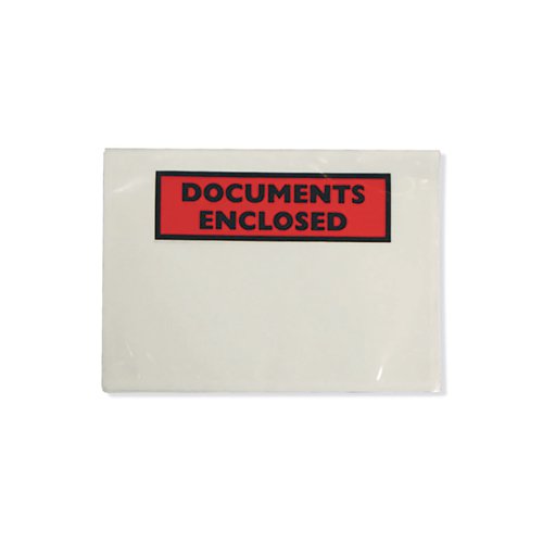 GoSecure Document Envelopes Documents Enclosed Self Adhesive A6 (Pack of 1000) 4302002