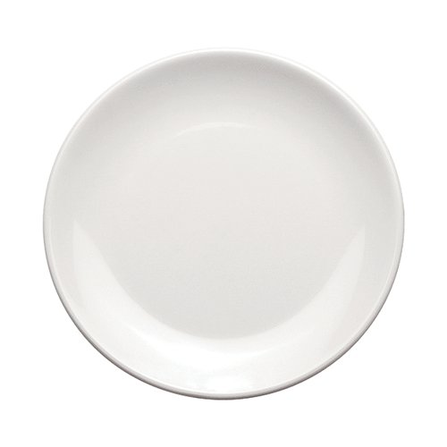Dish Round 9 Inch 23cm Melamine White (Pack of 6) RD-B004
