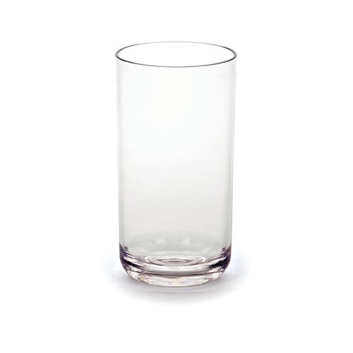Straight Polycarbonate Tumbler 440ml Clear (Pack of 6) PC8591 UP00348