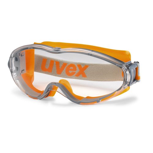 UV18806 | These lightweight sporty ski goggle design feature a permanent anti-fog coating on the inside of the lens and scratch-resistant coating on the outside for increased durability. With soft seal and material to aid compatibility with respirators and other items of PPE. Featuring a wide, fully adjustable head strap, they can be worn over most prescription spectacles. Conforms to EN166 1B 349 KN.