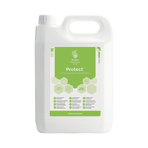 VA00151 - Evans Protect Disinfectant Concentrate 5 Litre (Pack of 2) A125EEV2