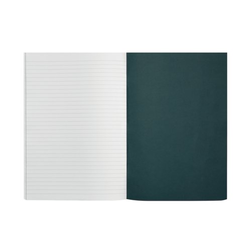 Rhino Exercise Book 8mm Ruled A4 Plus Dark Green (Pack of 50) VC08724