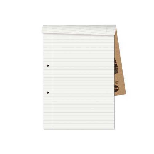 Rhino Recycled Refill Pad 160 Pages 8mm Ruled with Margin A4 (Pack of 5) RH4FMR VC41954
