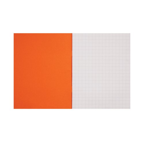 Rhino Exercise Book 10mm Square 80P 9x7 Orange (Pack of 100) VC46834 Victor Stationery