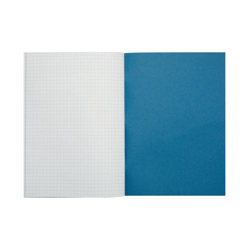 Rhino Exercise Book 7mm Square 80P A4 Light Blue (Pack of 50) VC48418 Exercise Books & Paper VC48418