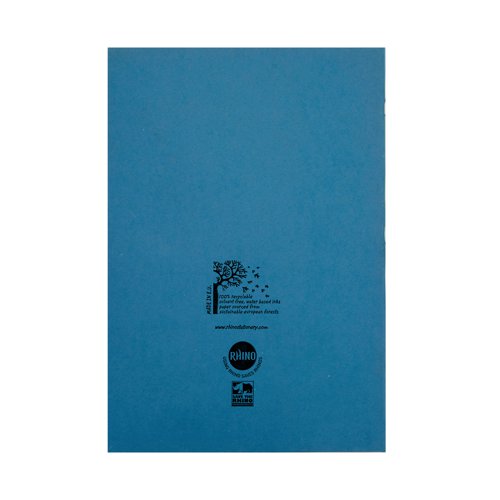 Rhino Exercise Book 7mm Square 80P A4 Light Blue (Pack of 50) VC48418 - Victor Stationery - VC48418 - McArdle Computer and Office Supplies