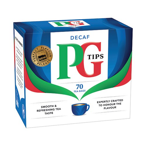 PG Tips Decaf Tea Bags (Pack of 70) 800821