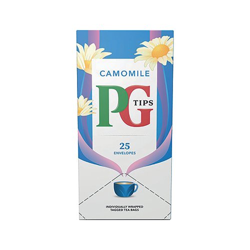 PG Tips Camomile Envelope Tea Bags (Pack of 25) 800401