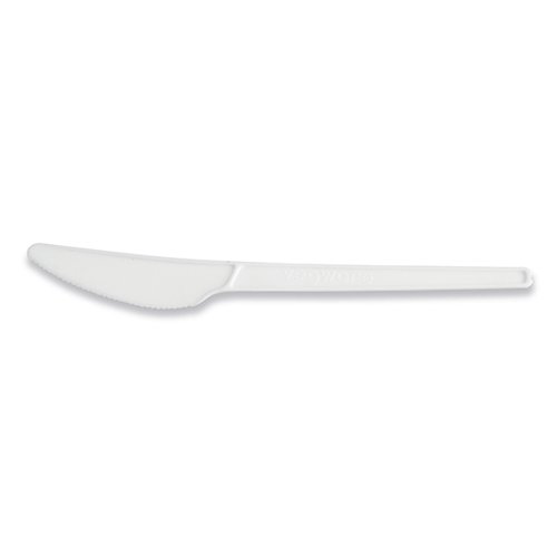 Vegware Knife 6.5in Compostable White (Pack of 1000) VW-KN6.5