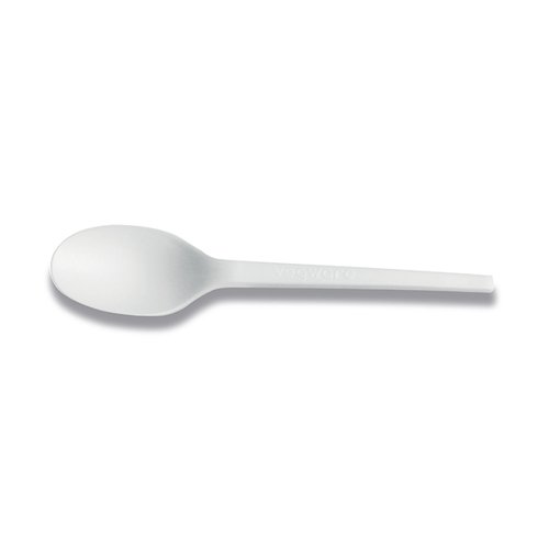 Vegware Spoon 6.5in Compostable White (Pack of 1000) VW-SP6.5