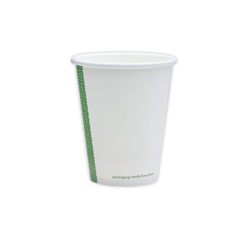 Vegware Hot Cup 8oz Single Wall White (Pack of 1000) LV-8 VG92022