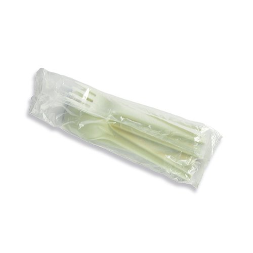 Vegware Cutlery Kit Compostable White (Pack of 250) VW-KFSWN